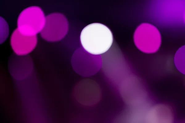 Éclairage de concert de divertissement déconcentré sur scène, bokeh . — Photo