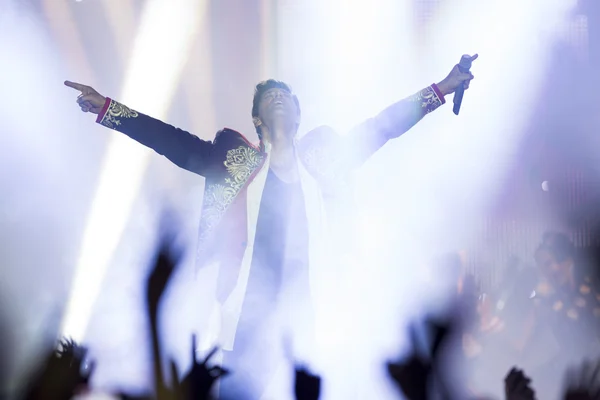 Sakis rouvas eso srdce Tour na sportovní arény v Soluni — Stock fotografie