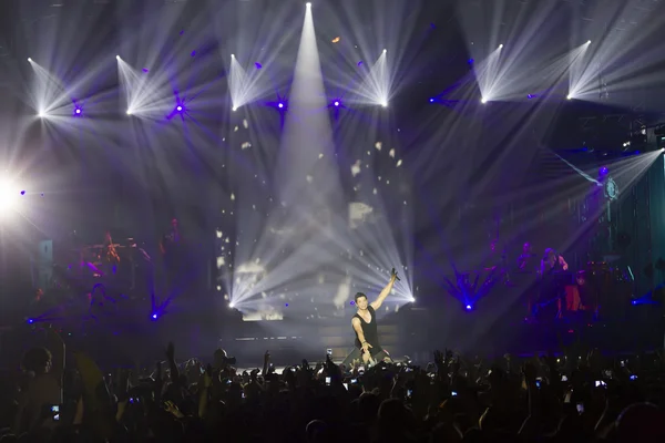 Sakis Rouvas Ace of Heart tour at Sports arena in Thessaloniki — Stock Photo, Image