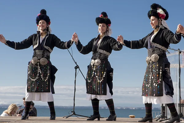 Грецький фольклорний танцювальний — стокове фото