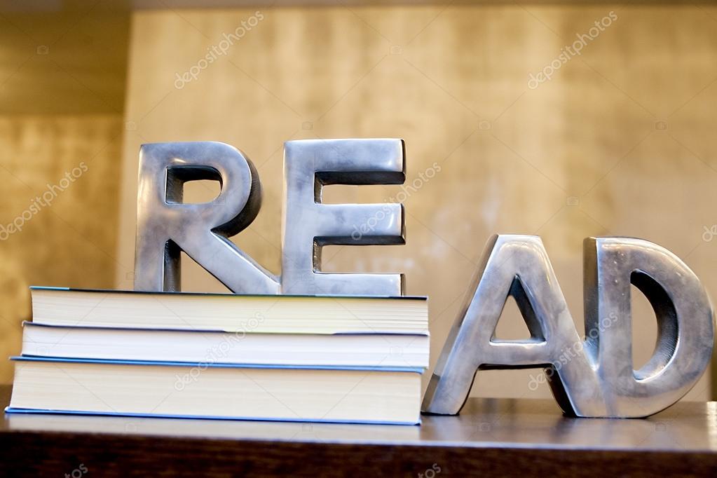 Word Bookends (READ) with books — Stock Photo © vverve 46555001