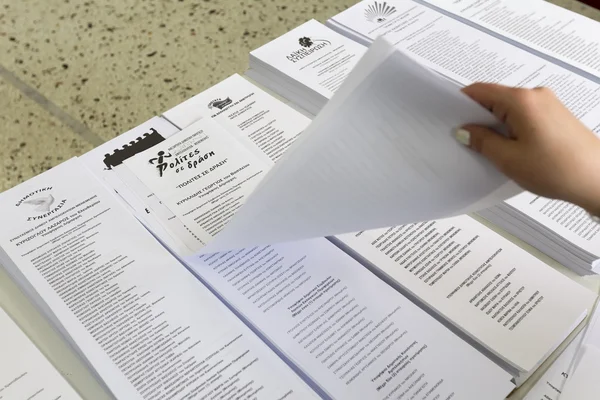 Municipal and regional elections in Greece — Stock Photo, Image