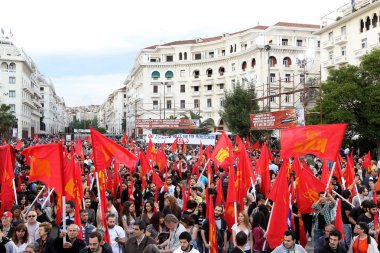 seçim öncesi konsantrasyonu (kke) Yunanistan Komünist Partisi