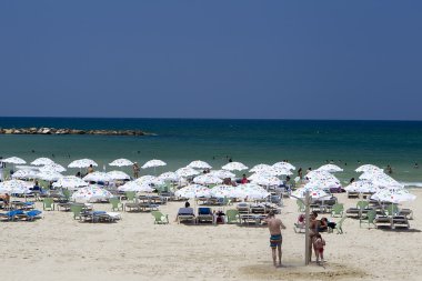 Beach, Tel-Aviv, ikinci en popüler CI yüksek açılı görünüş