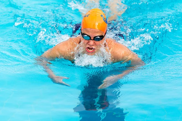 MAKEDONIAN SWIMMING RACE GREECE — Stock Photo, Image