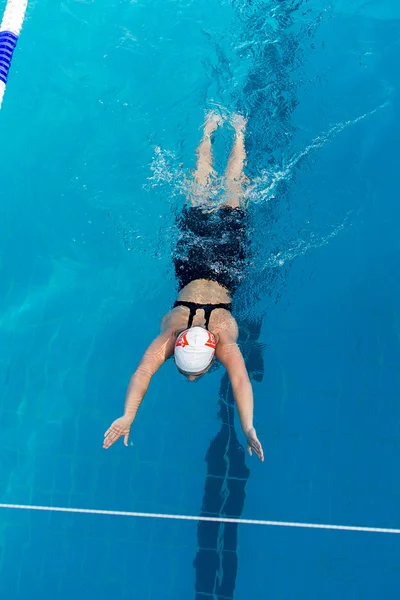 游泳比赛希腊的 makedonian — 图库照片