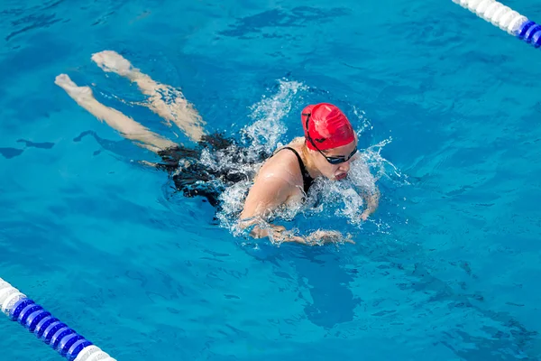 Makedonische zwemmen race Griekenland — Stockfoto