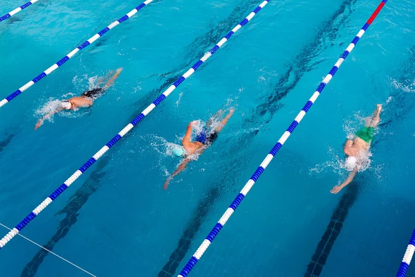 Makedonian pływanie wyścigu Grecja — Zdjęcie stockowe