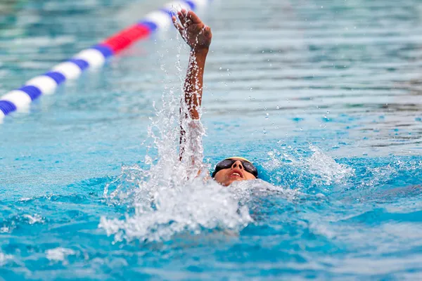 MAKEDONIAN SWIMMING RACE GREECE — Stock Photo, Image