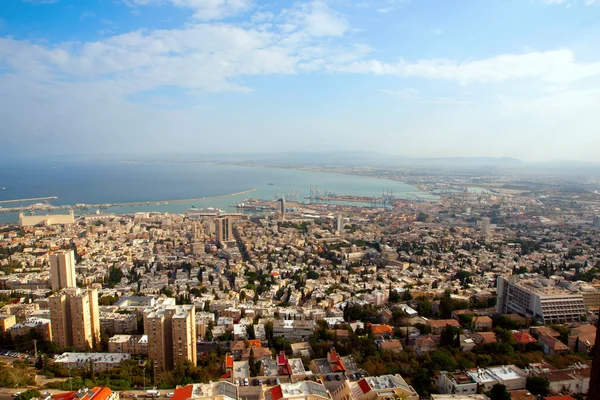 Panoraamanäkymät Haifa — kuvapankkivalokuva