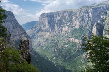 zagoria, Yunanistan'ın vikos gorge.