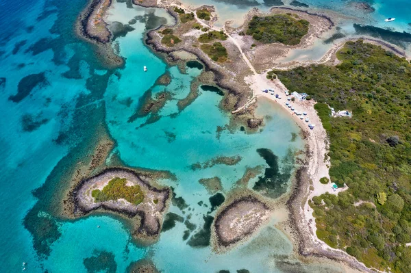 丽卡多尼西亚是一个深受游船爱好者欢迎的岛屿 希腊巴哈马 位于希腊北尤博亚 — 图库照片