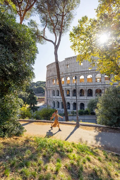 Landscape of Coliseum in Rome Stock Picture