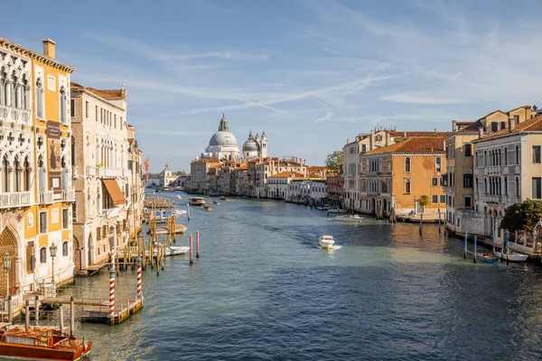 Vista sobre el Gran Canal en Venecia — Foto de Stock