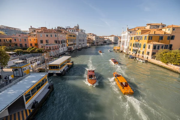 Blick auf den Canal Grande in Venedig — Stockfoto