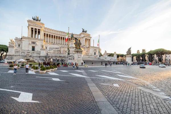 Monumento di Vittorio Emanuele a Roma — Foto Stock