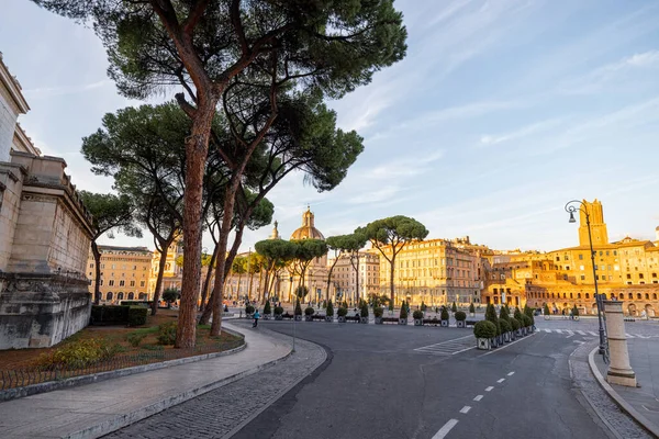 Foro Romano a Roma al tramonto — Foto Stock