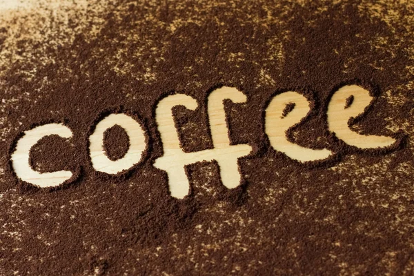 Coffee word — Stock Photo, Image