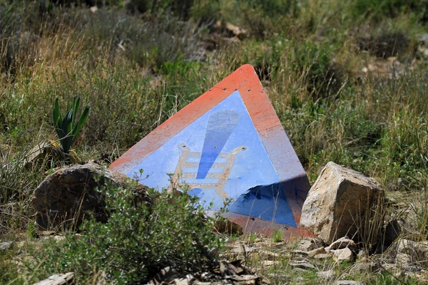 Namibia vägmärken — Stockfoto