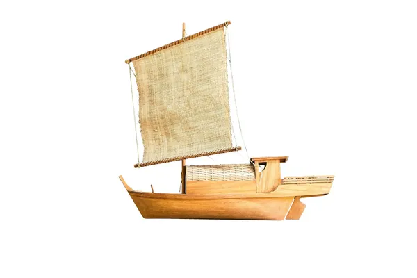 CHALOM THAIYUAN Barco um fundo branco — Fotografia de Stock