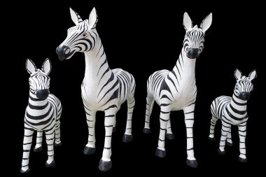 zebra 4 büyük heykeli
