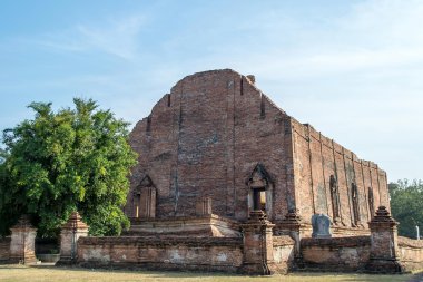 ayutthaya, Tayland mehyongcs bir tapınak kalıntıları.