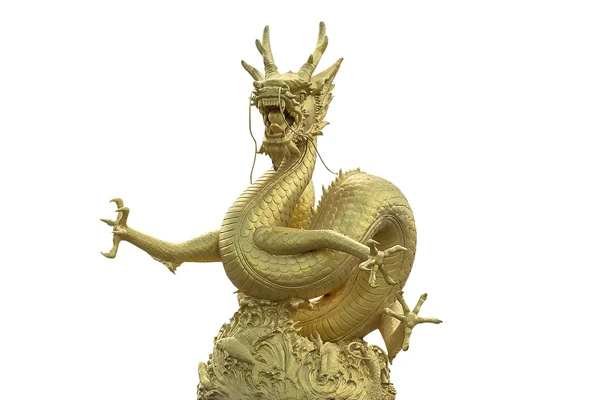 Golden Chinese dragon — Stock Photo, Image