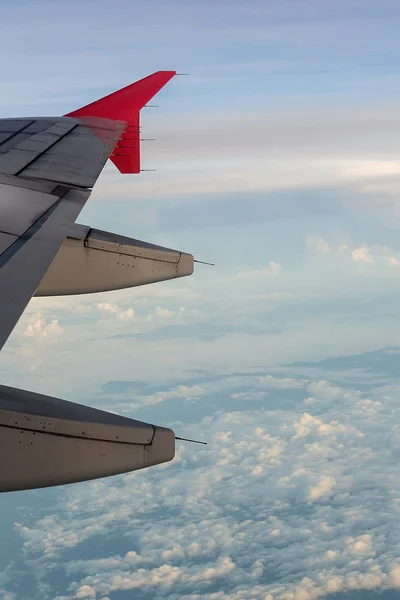 Вид з повітря Під час польоту — стокове фото