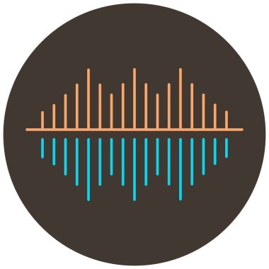 Koyu kahverengi yuvarlak arkaplanda iki renk simgesi eşleştirici