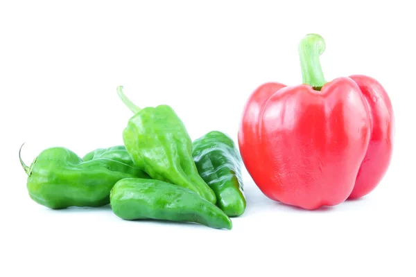 Twee soorten paprika — Stockfoto