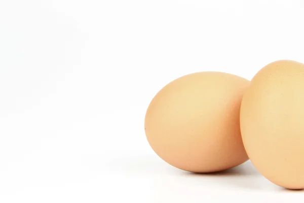 Ägg isolerad på vit — Stockfoto