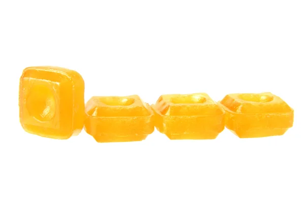 Orange flavoured hard candy — Stock Photo, Image