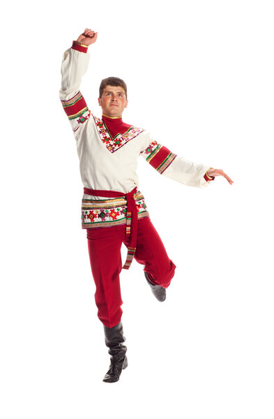 Russian folk dancer