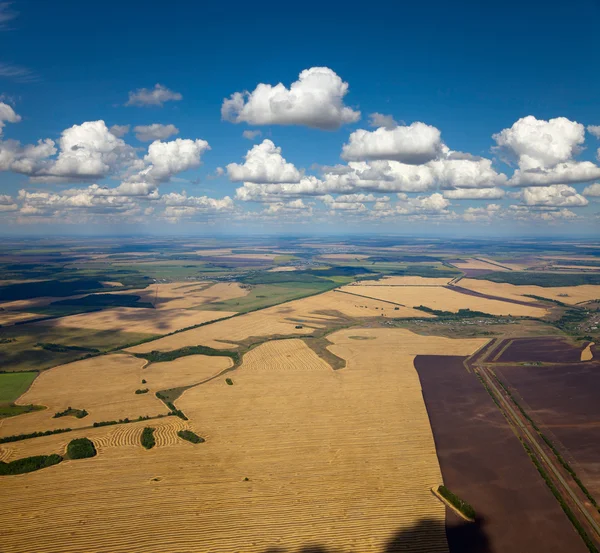 Vista aerea della campagna — Foto Stock