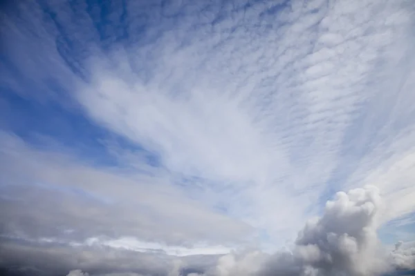 Luftaufnahme von Wolken am Himmel — Stockfoto