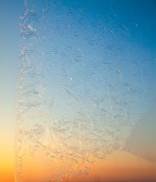 Frosty patterns — Stock Photo, Image