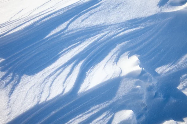 Sněhové závěje na slunci — Stock fotografie