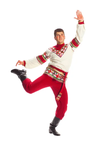 Ruský lidový tanečník — Stock fotografie