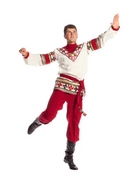 Russian folk dancer — Stock Photo, Image