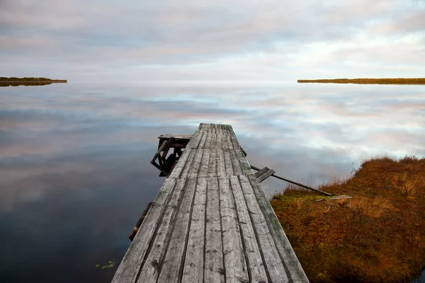 Dřevěné molo — Stock fotografie