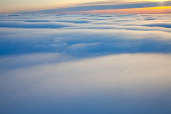 Sky and clouds background. Aerial view — Stock Photo, Image