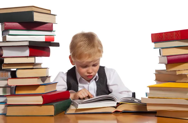 Little reader — Stock Photo, Image