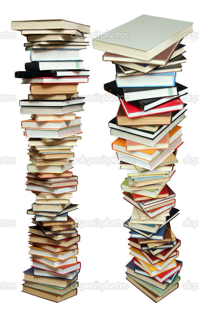 Books pile