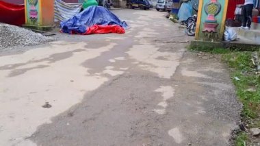 Nepal Country giriş kapısı ve geleneksel sembol ile Paşupatinath Nepal 'de 18 Eylül 2021' de çekildi..
