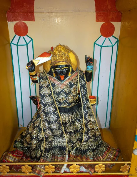 Estátua Deusa Religiosa Hindu Imagem Ângulo Diferente Tirada Índia Haridwar — Fotografia de Stock