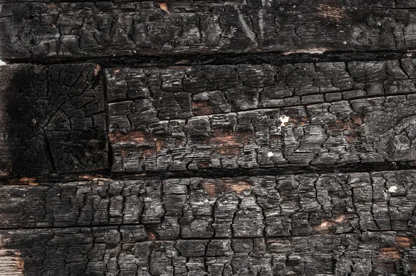 Burnt wooden background — Stock Photo, Image