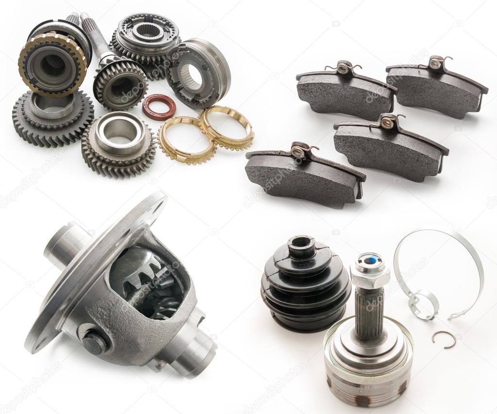 Set of auto parts.