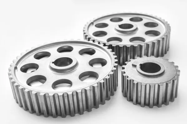 Steel car gears — Stock Photo, Image