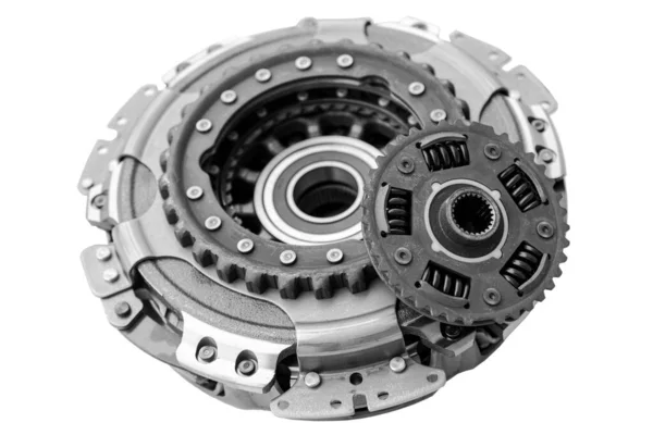 Car Clutch Kit Automatic Transmission White Background Shallow Depth Field — Stock Photo, Image