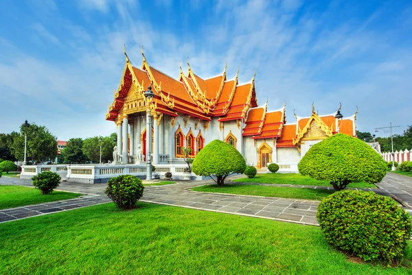 O templo de mármore, Wat Benchamabophit — Fotografia de Stock